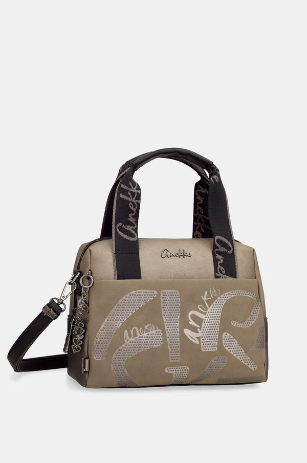 Bolso de asa Taupe