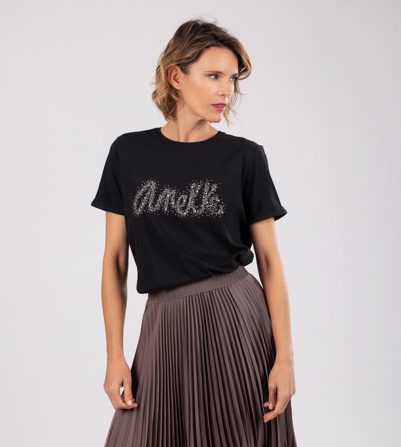 Camiseta negra Anekke