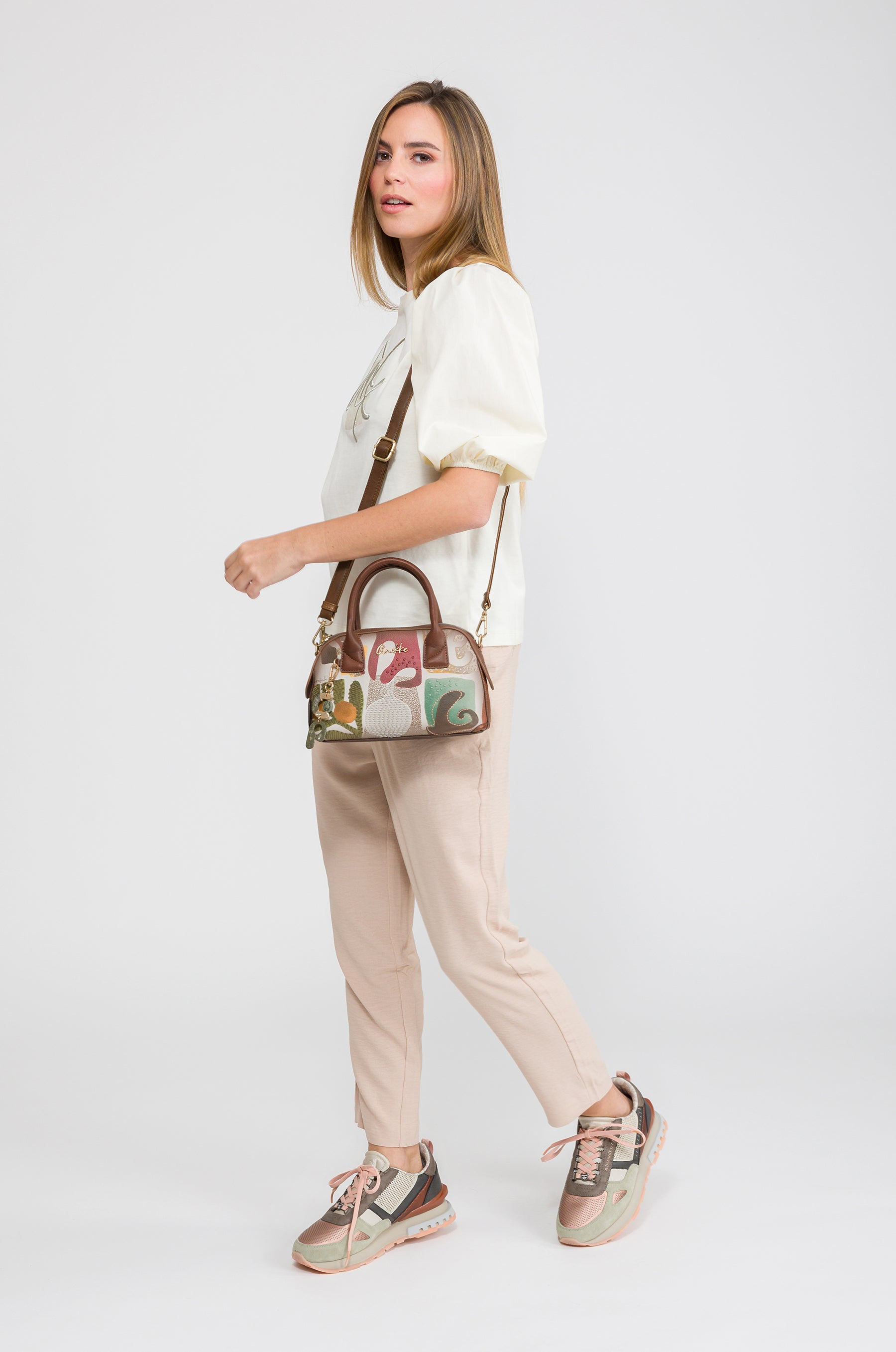 Bolso de asa corta pequeño Amphora