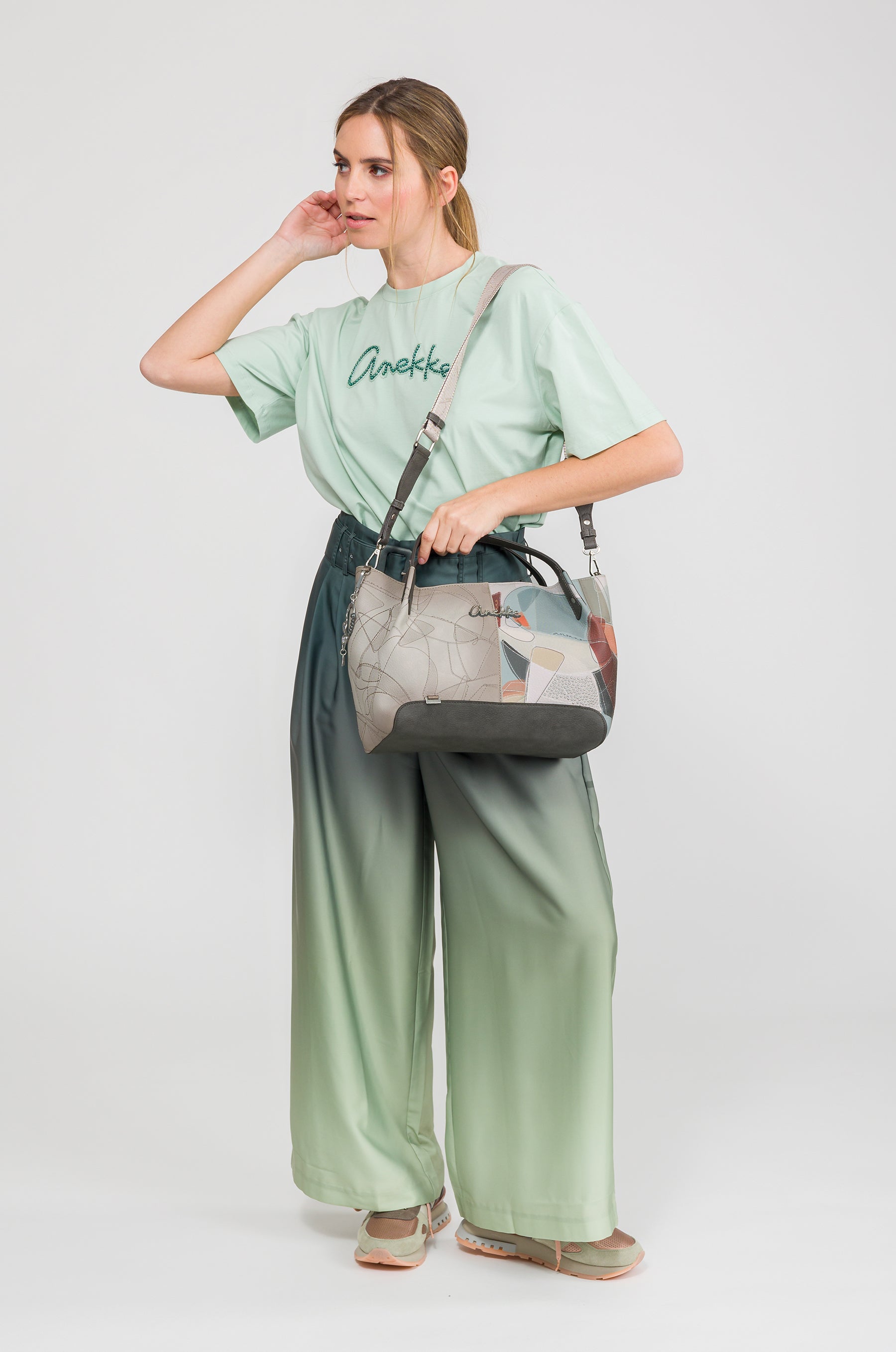 Bolso de asa corta y bandolera Auralis