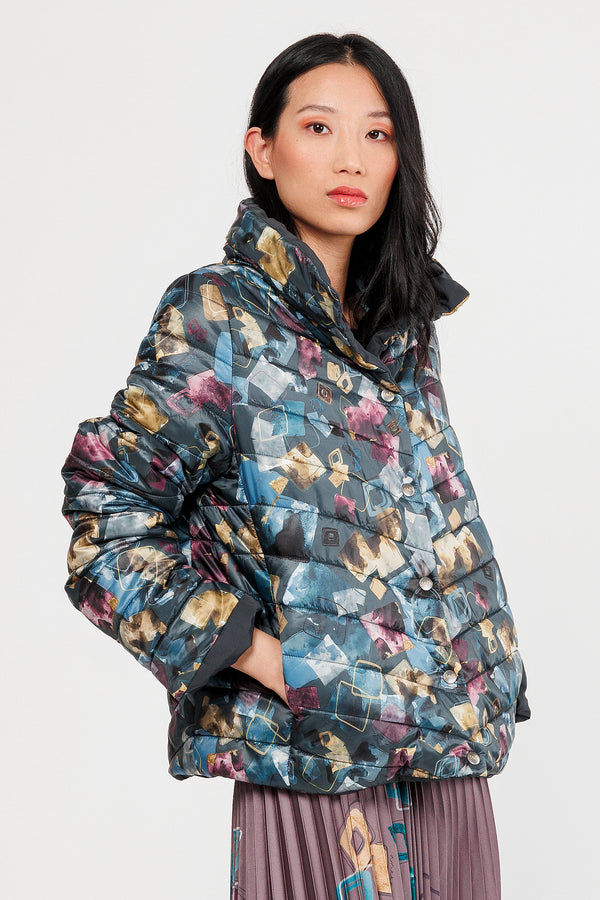 Chaqueta reversible verde