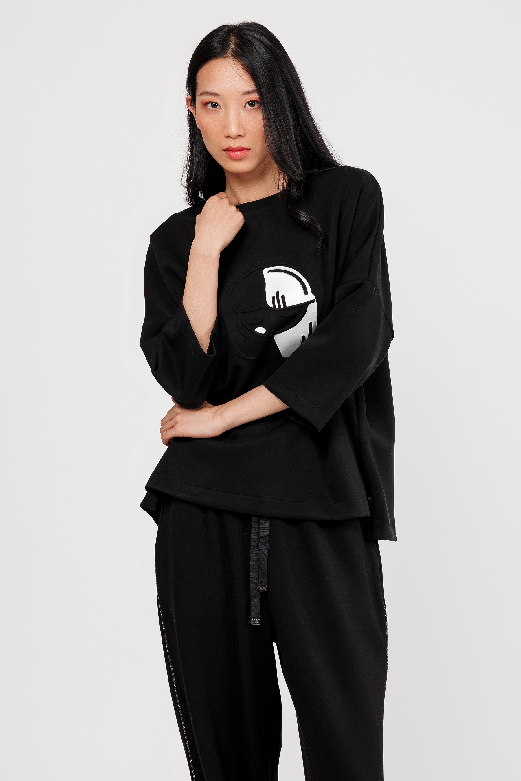 Sudadera negra Nature Koko