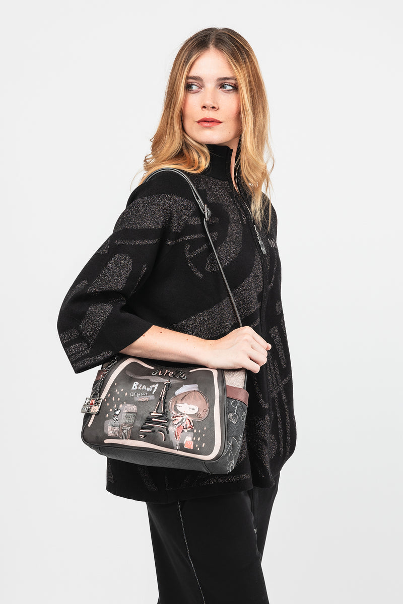 Bolso de hombro con bandolera grande Mademoiselle