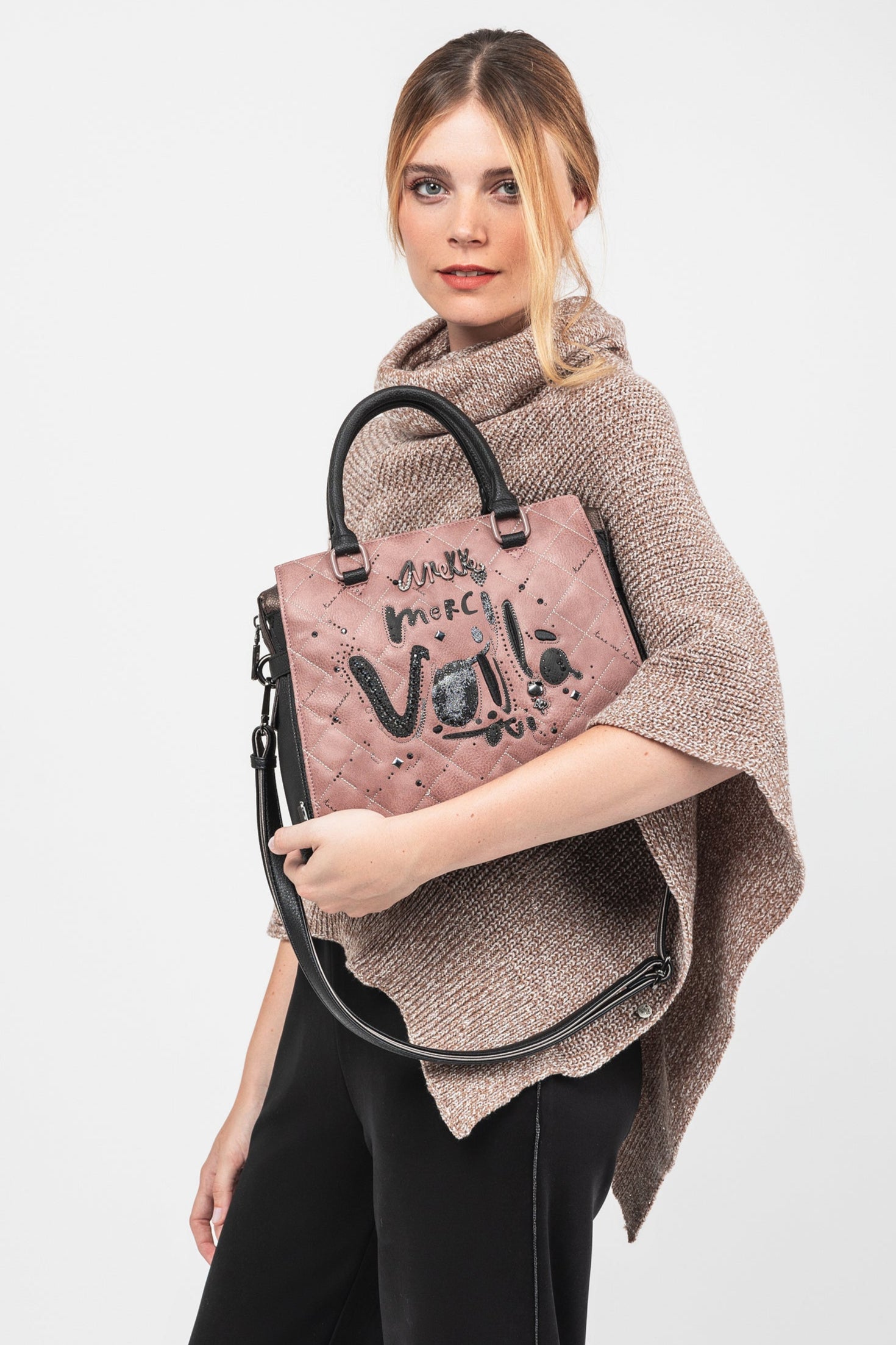 Bolso asa corta y bandolera Parisian