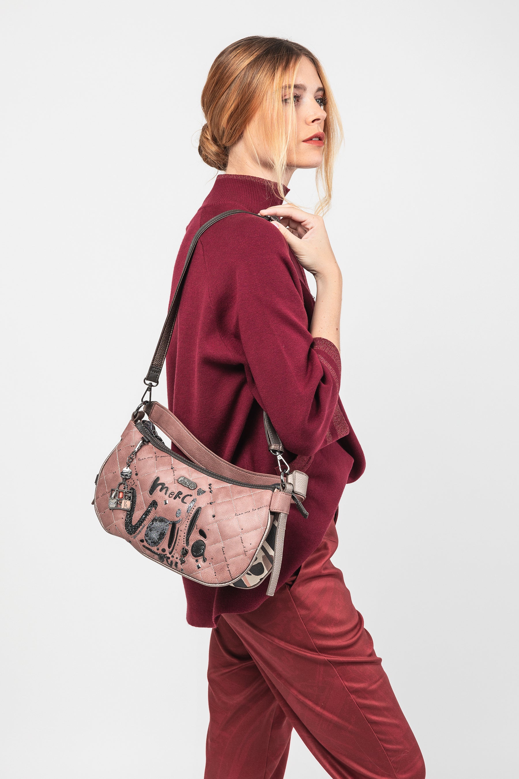 Bolso de hombro ovalado Parisian