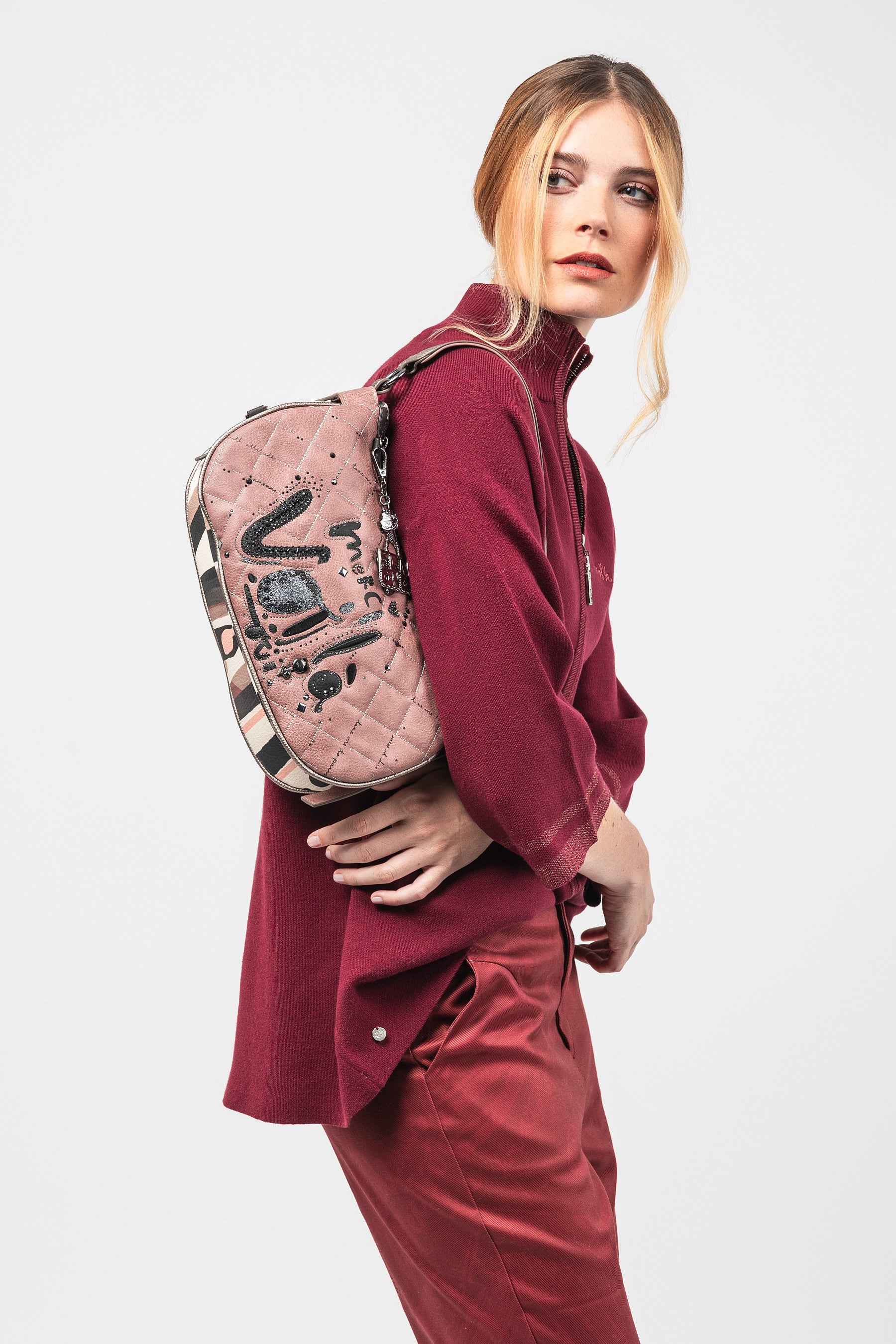 Bolso de hombro ovalado Parisian