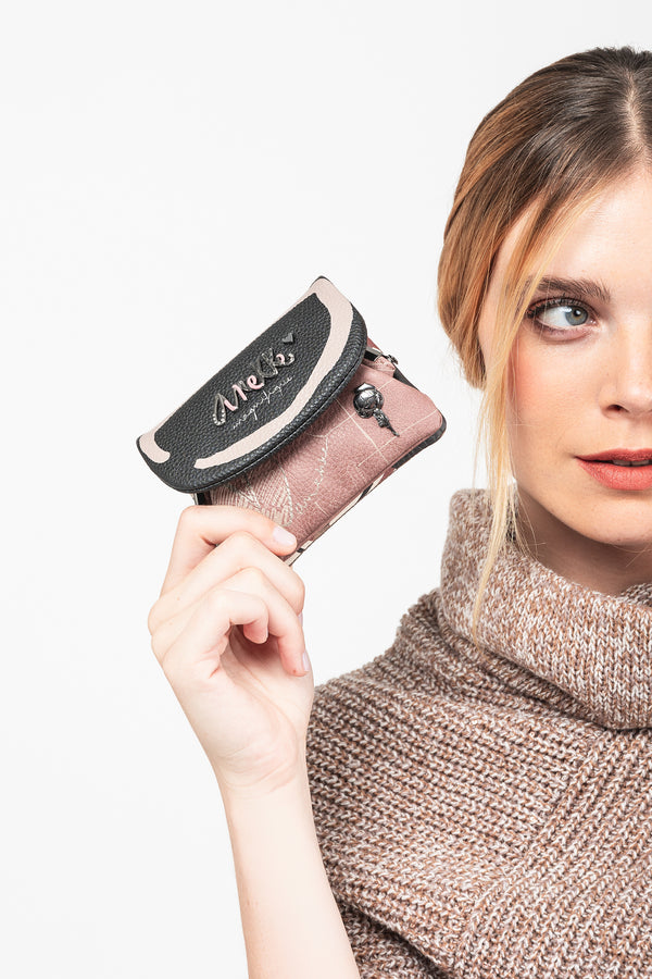 Monedero con solapa pequeño Parisian