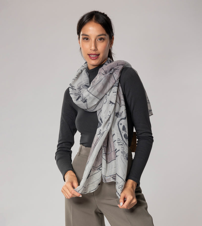 Pañuelo Padded gris