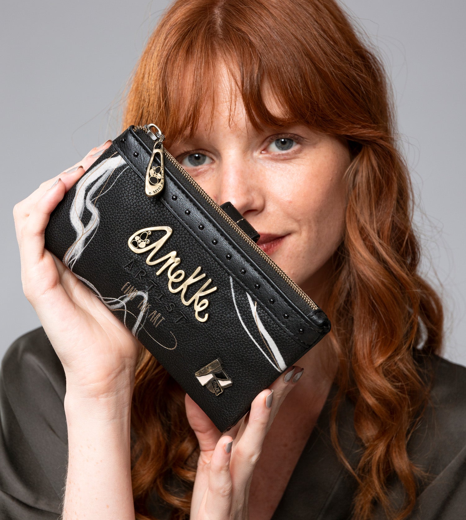 Billetero flexible negro RFID Nature Shodō