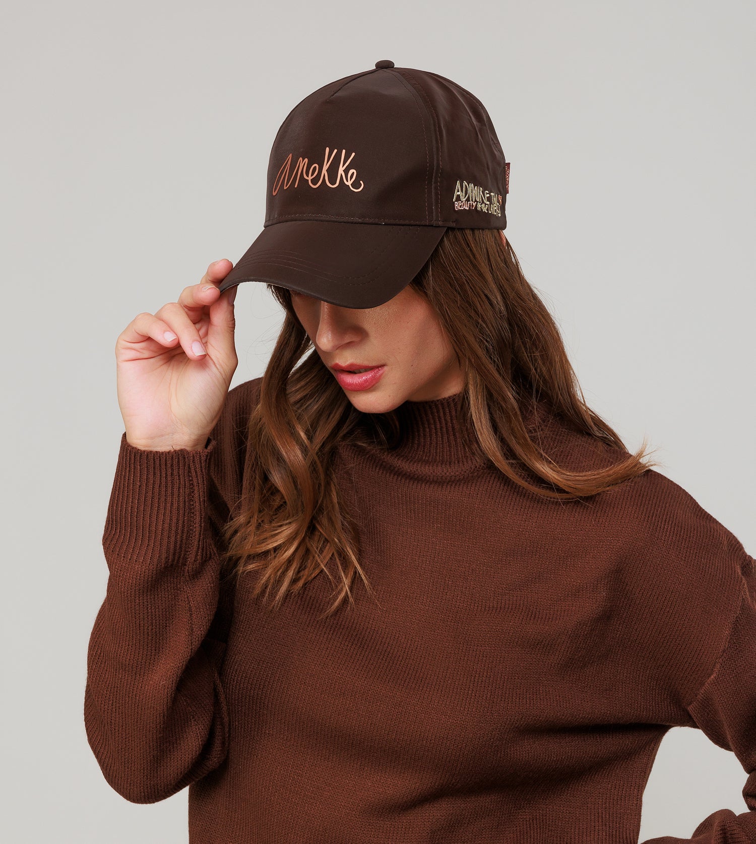 Gorra marrón