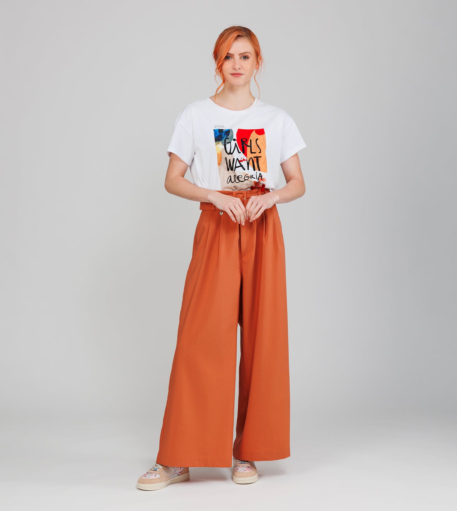 Pantalones teja