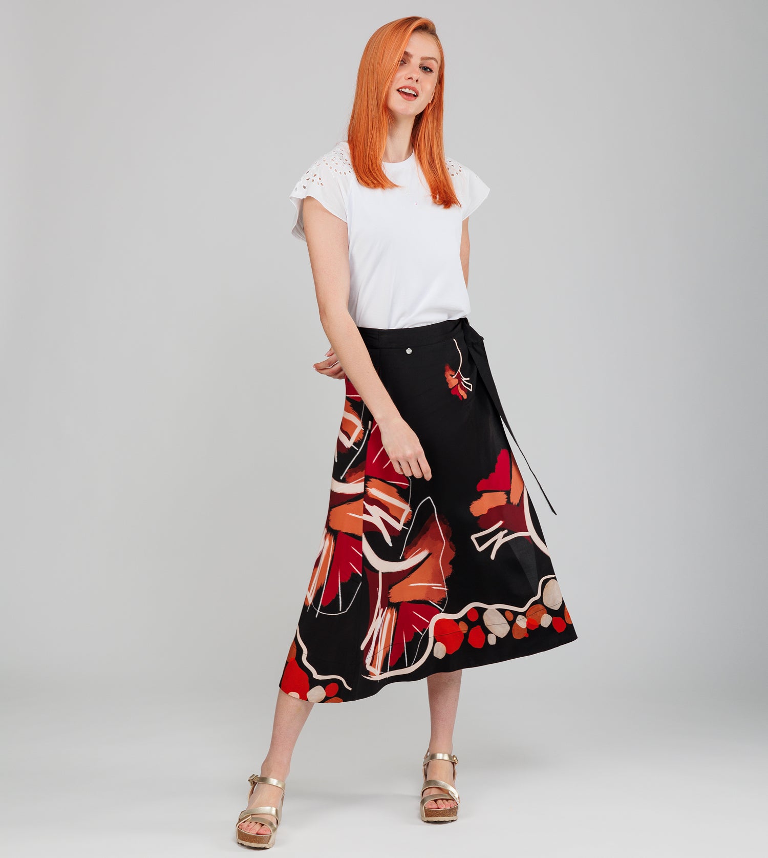 Falda estampada Alma