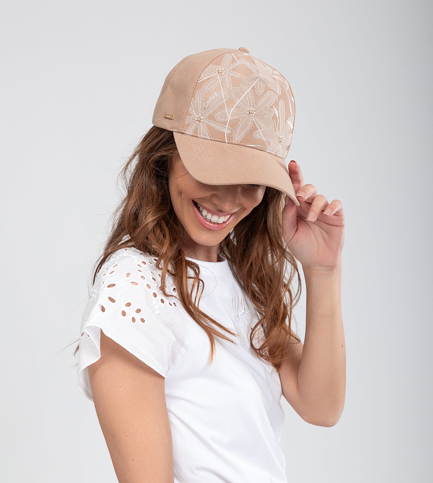 Gorra beige