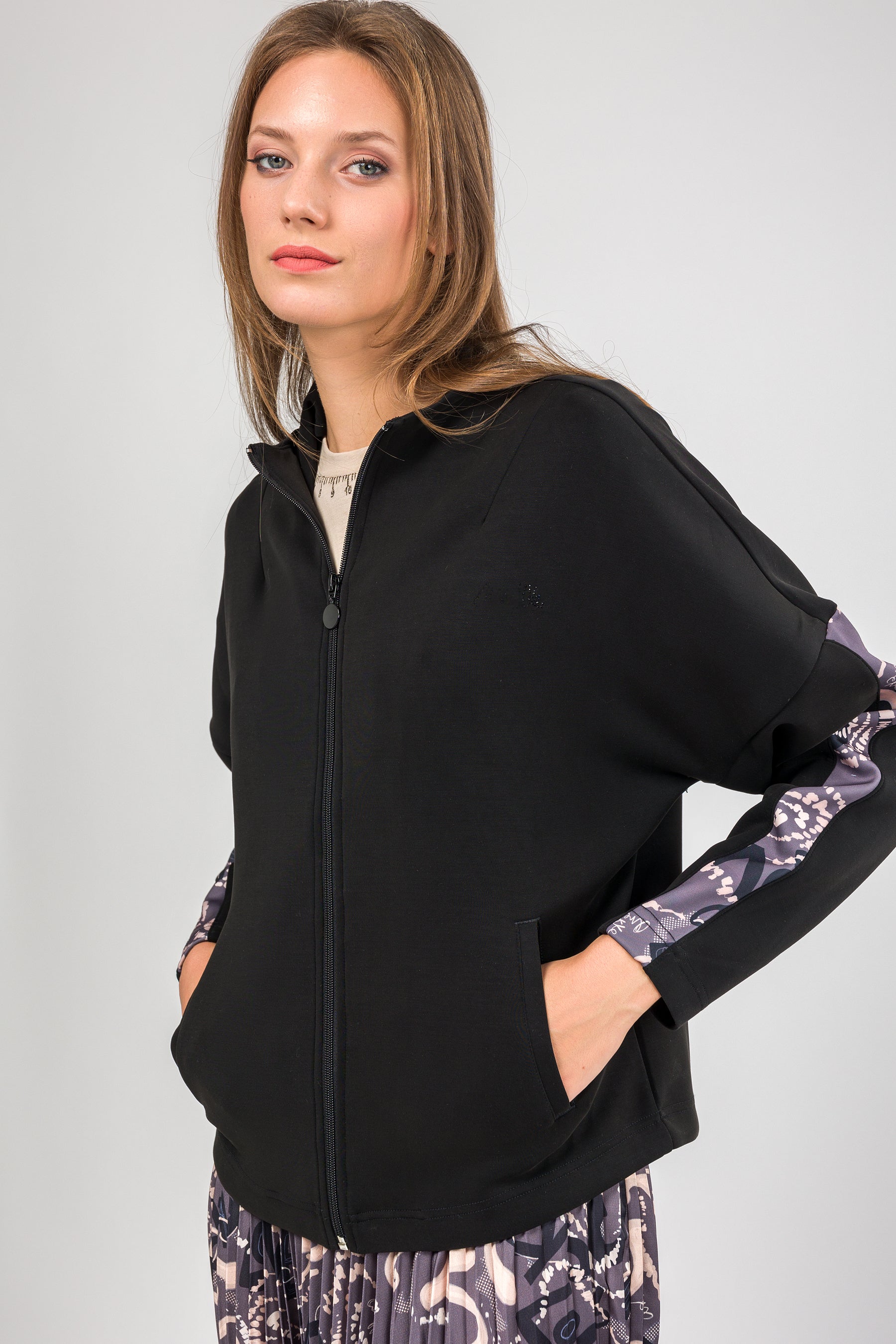 Sudadera negra Real