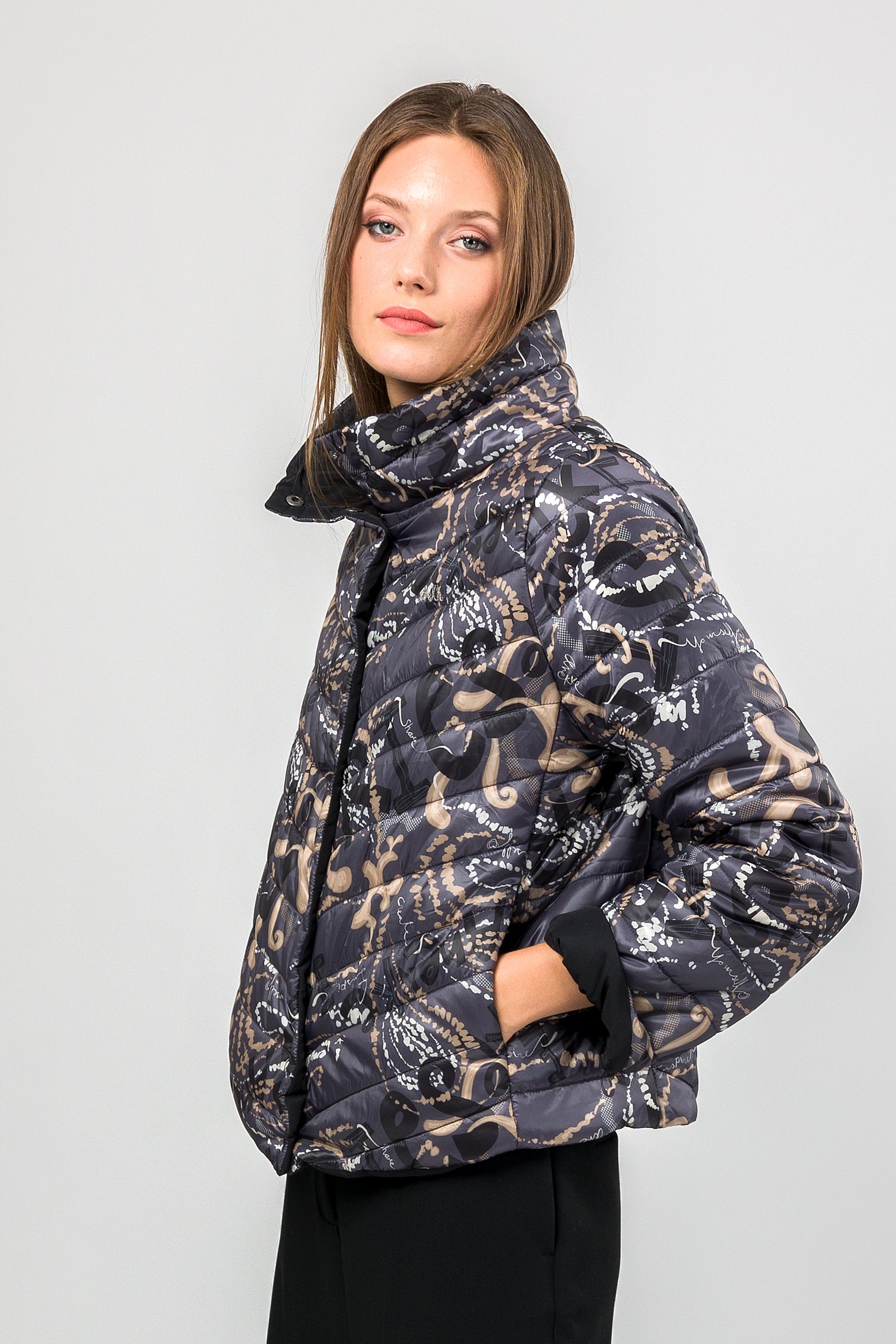 Chaqueta reversible verde