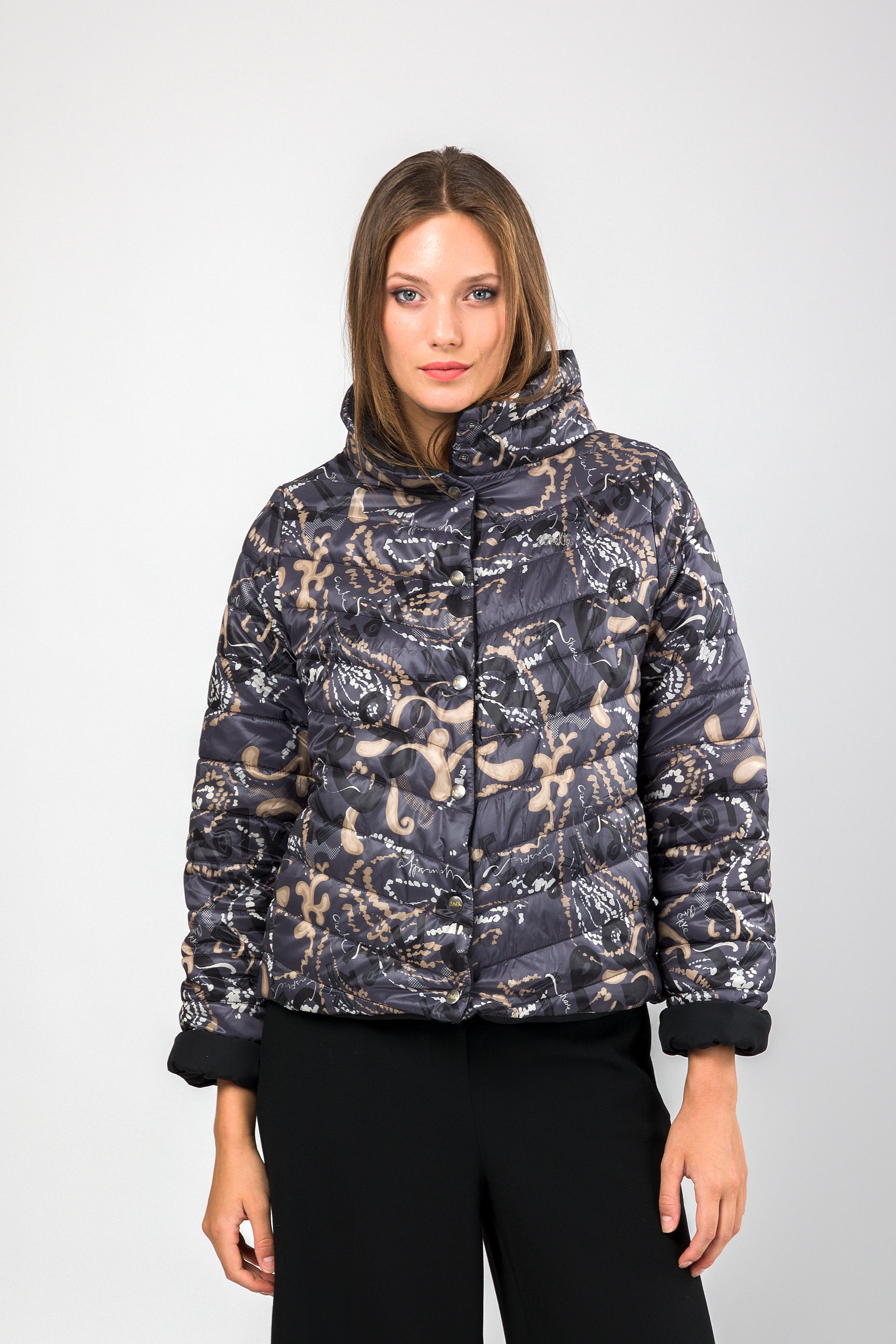Chaqueta reversible verde