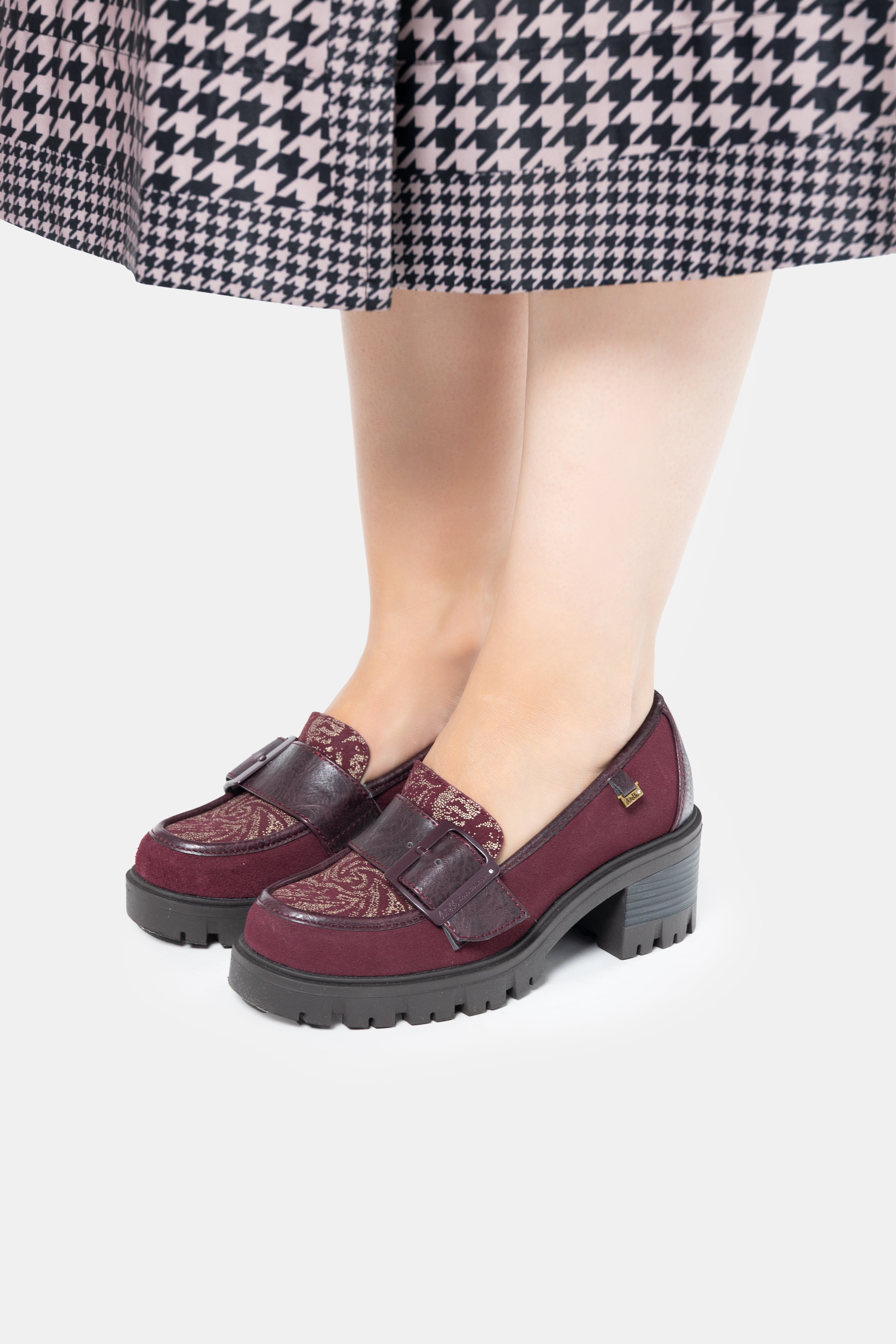 Mocasines burdeos