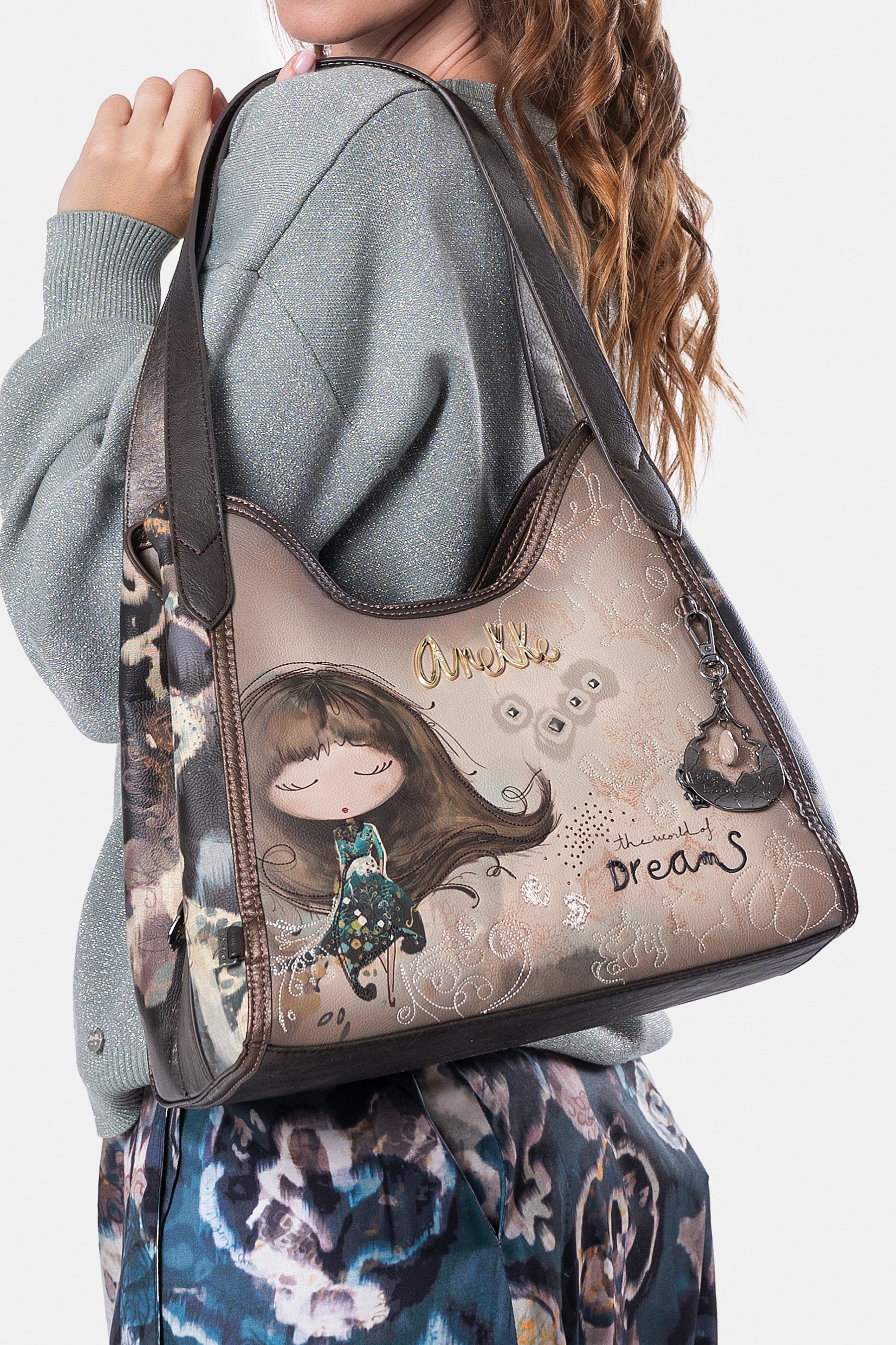 Bolso de hombro 2 asas Real