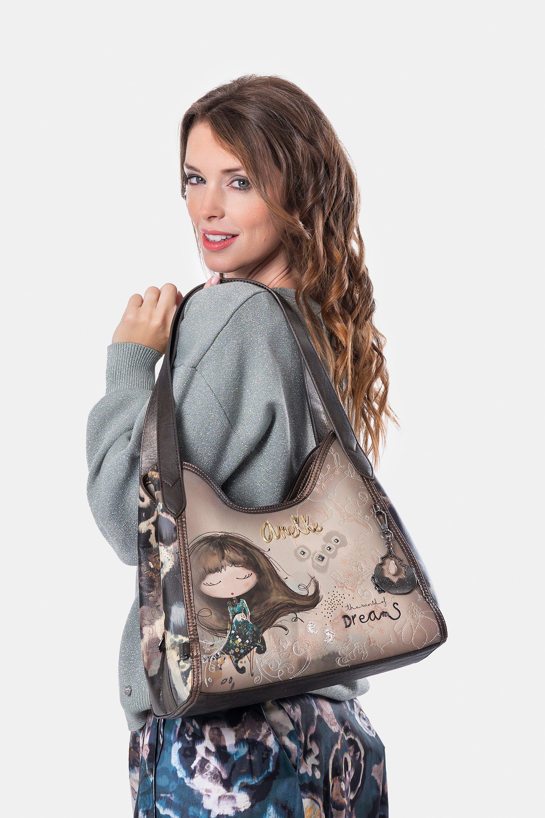 Bolso de hombro 2 asas Real