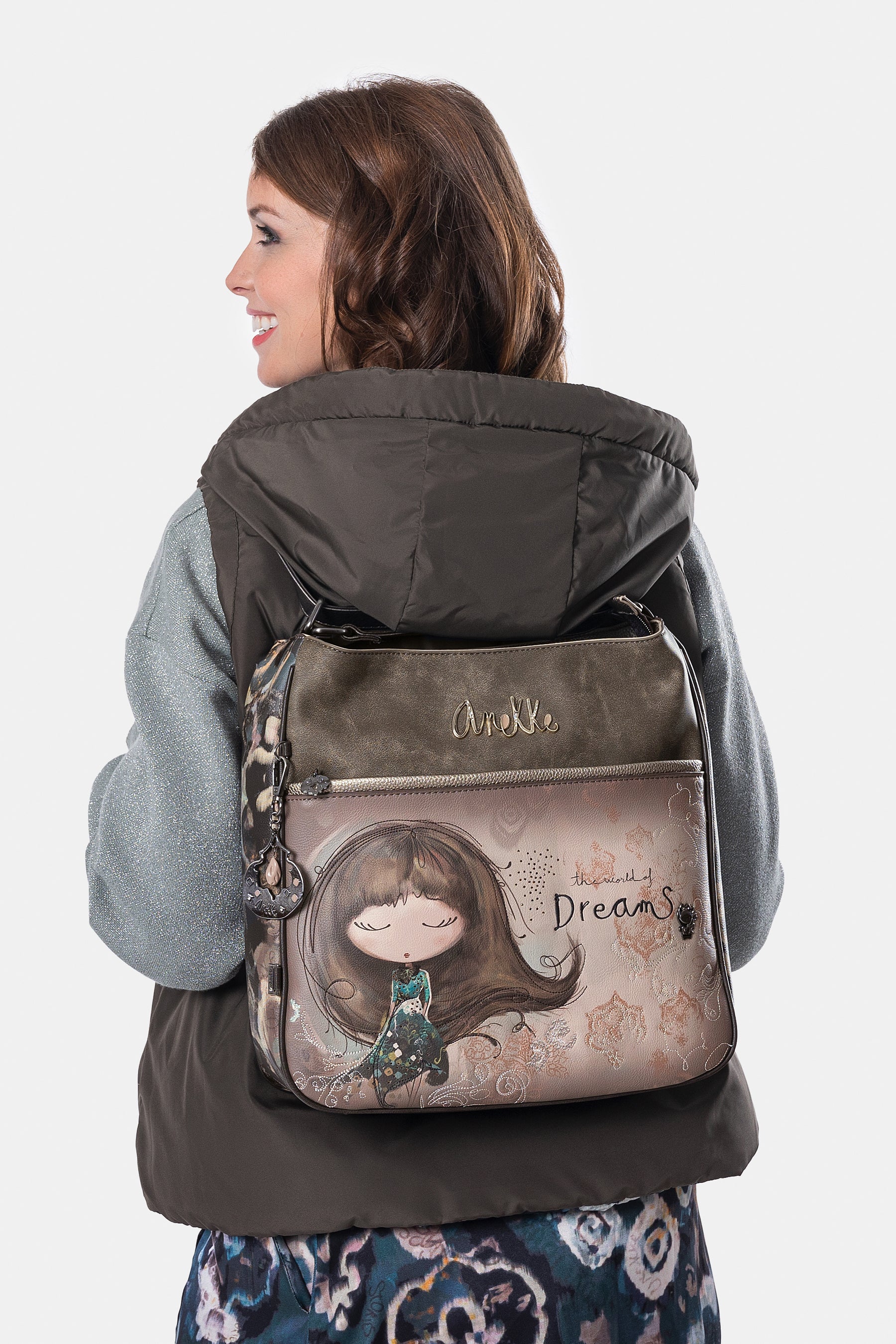 Bolso convertible en mochila Real