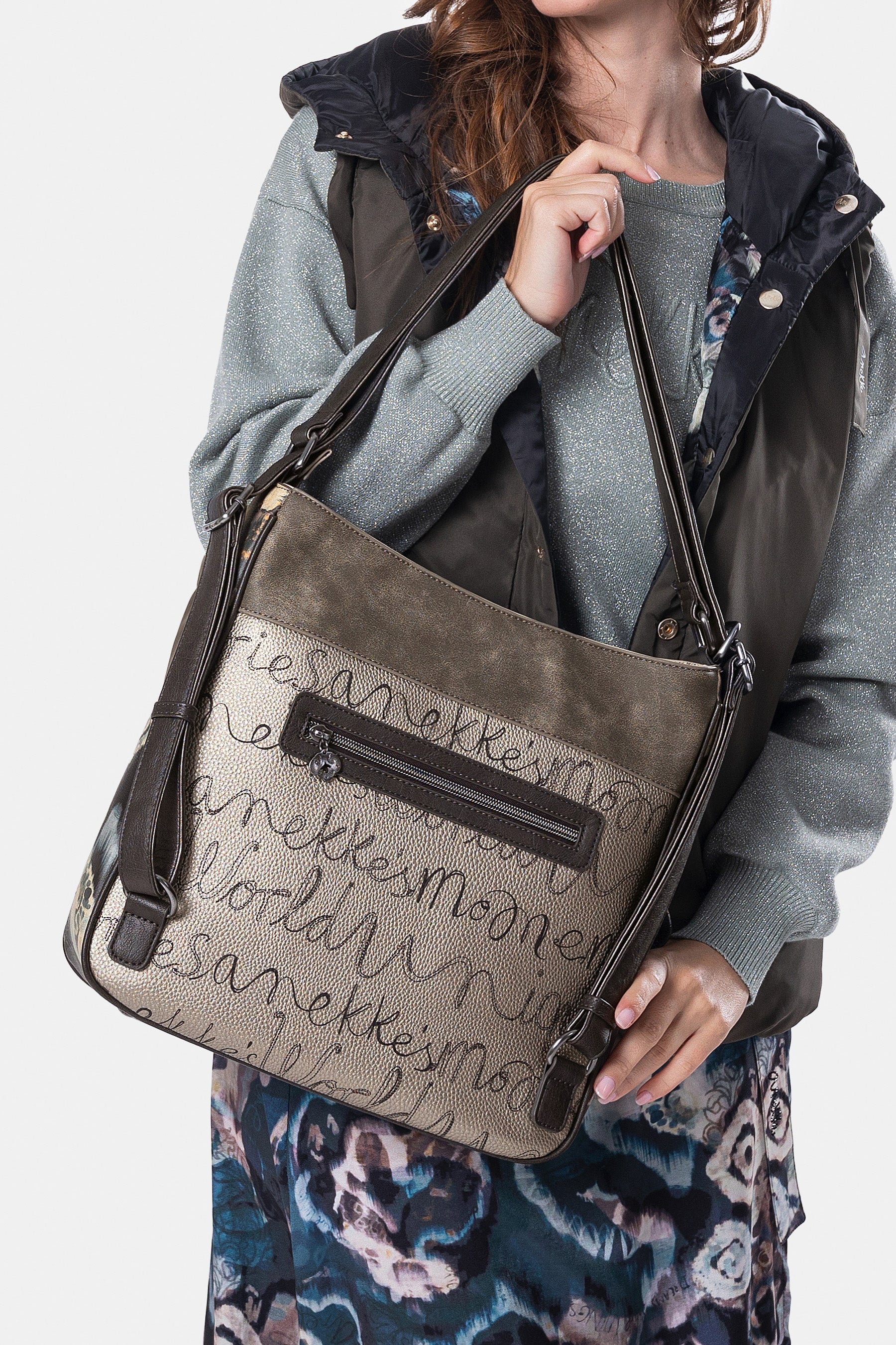 Bolso convertible en mochila Real