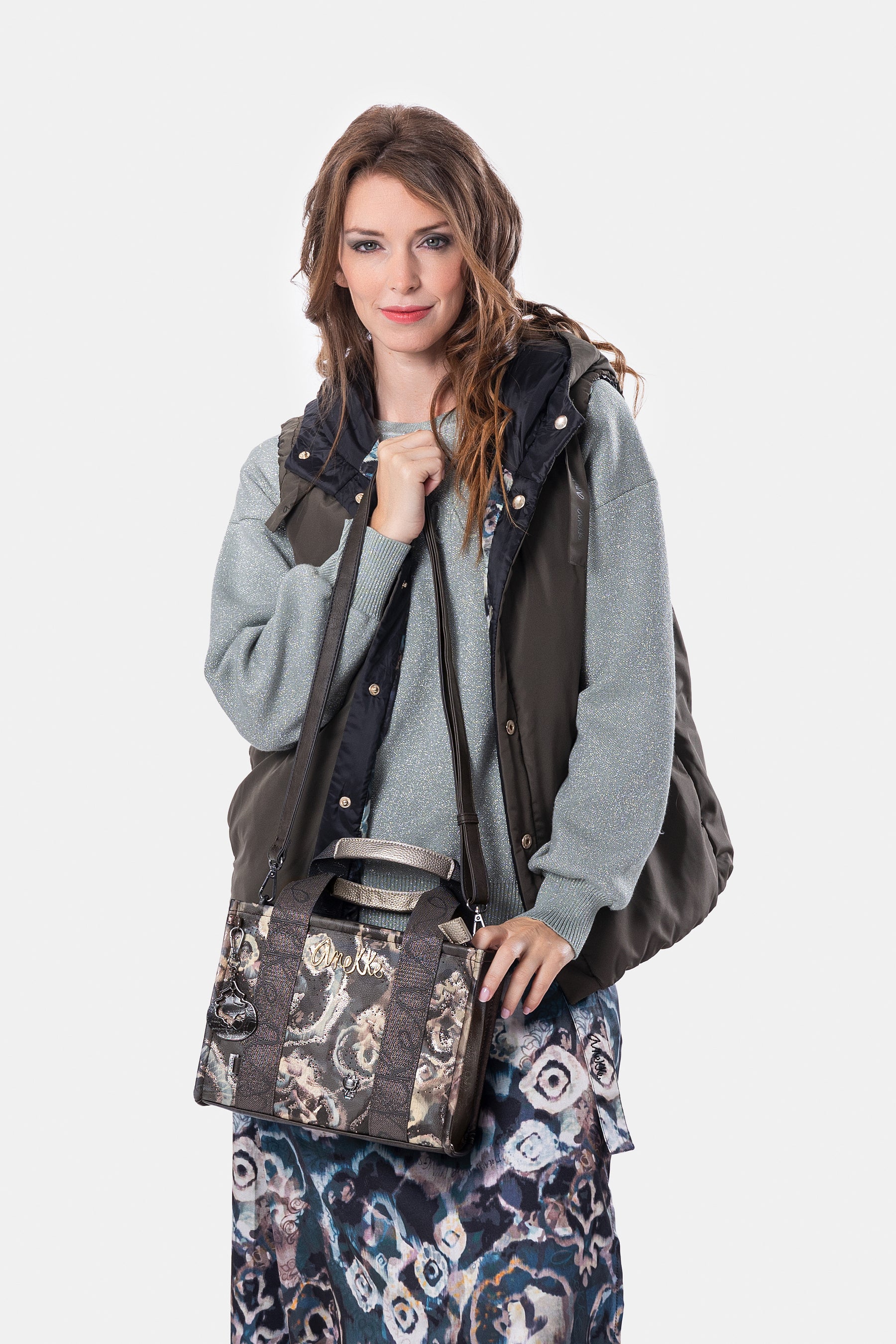 Bolso pequeño con asas Manifesto