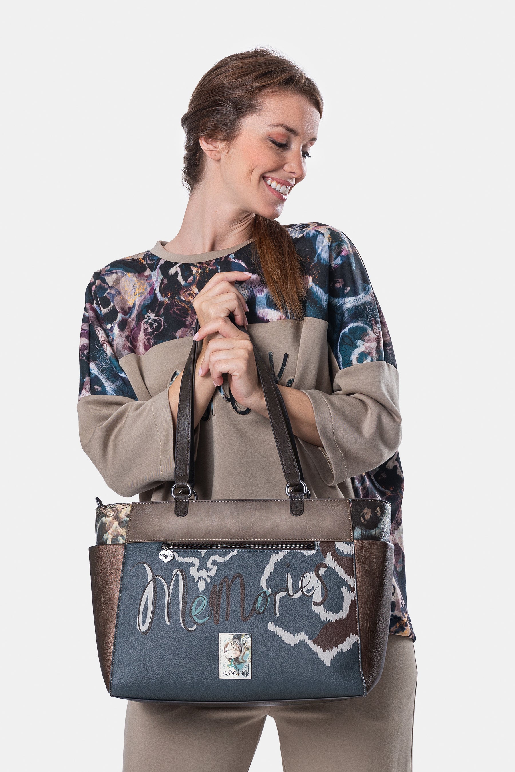 Bolso de hombro grande Manifesto