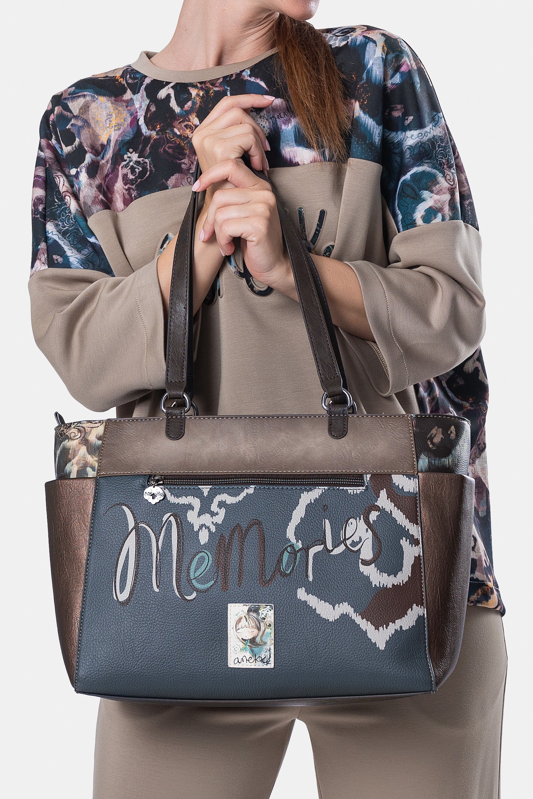 Bolso de hombro grande Manifesto