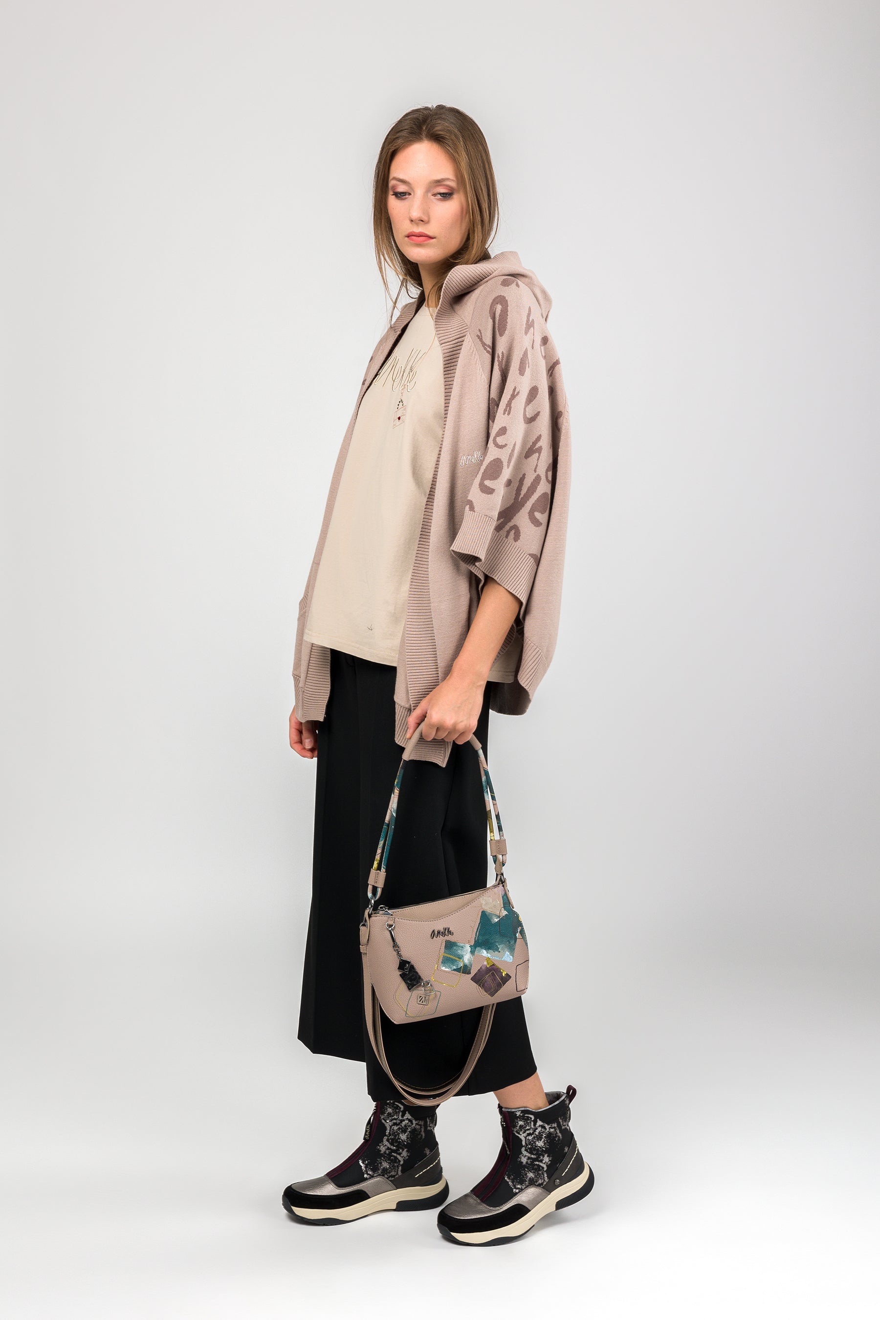 Bolso de hombro con bandolera mediano Evolution