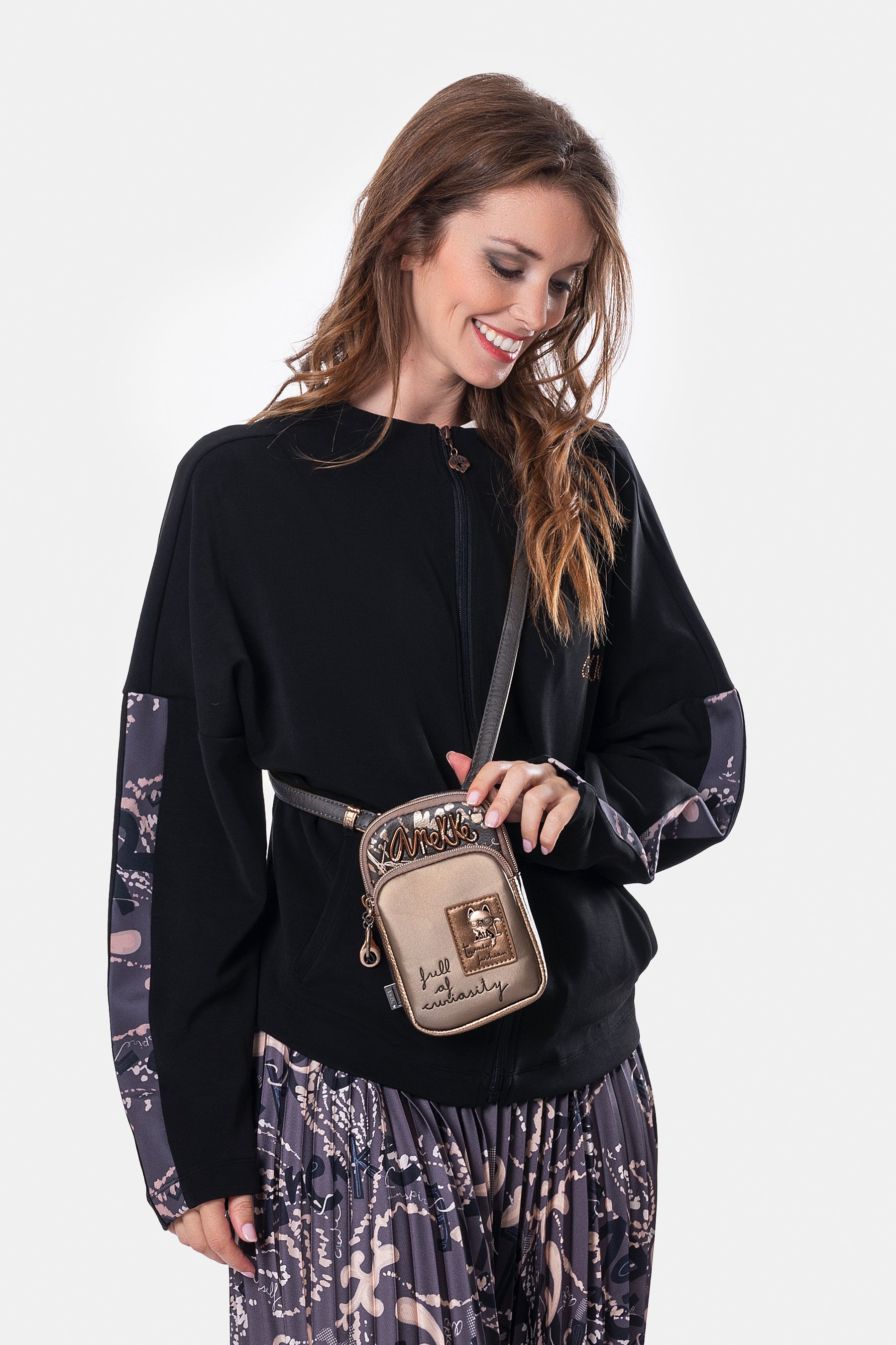 Mini bandolera con bolsillo Intentions