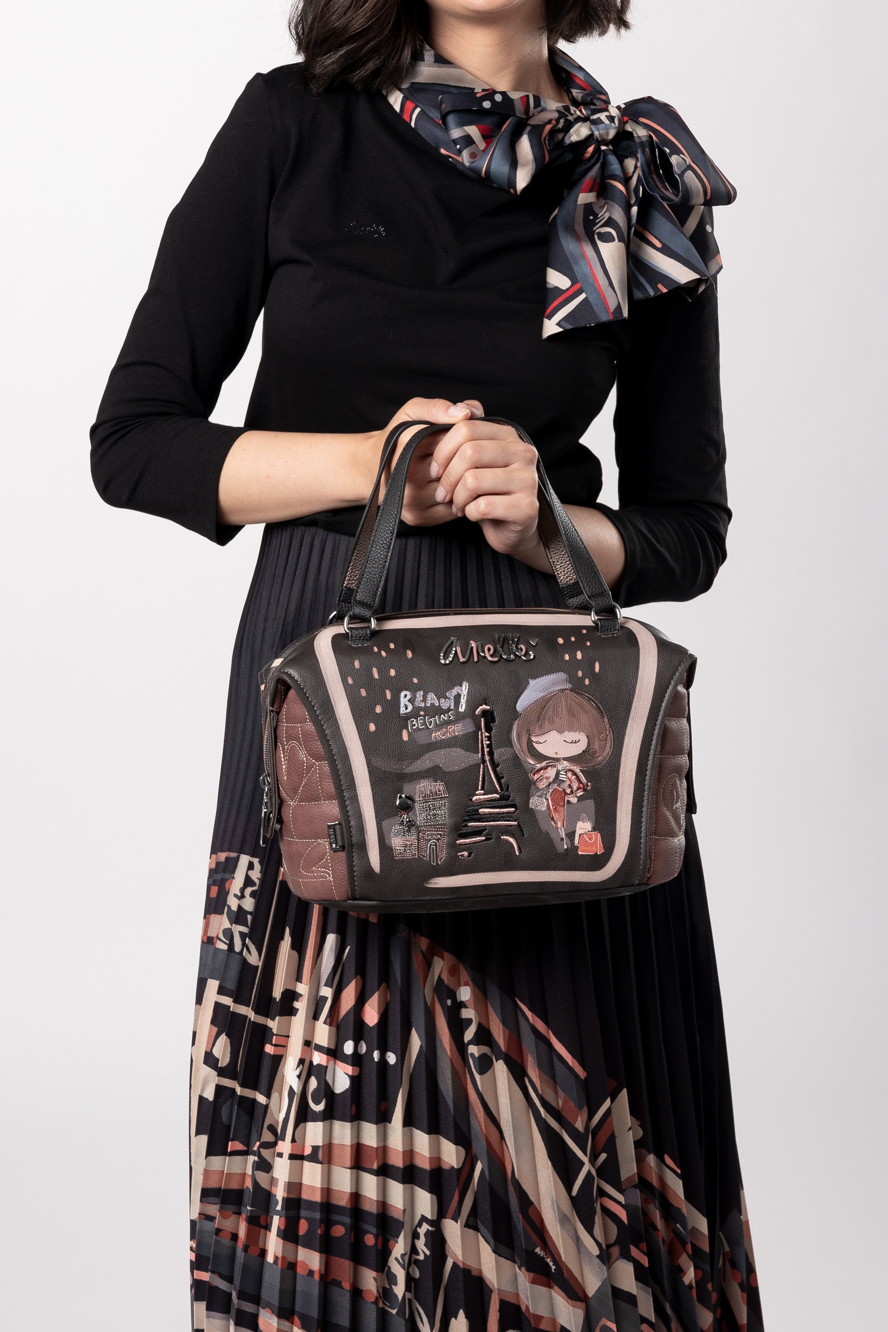 Bolso de mano con bandolera Mademoiselle
