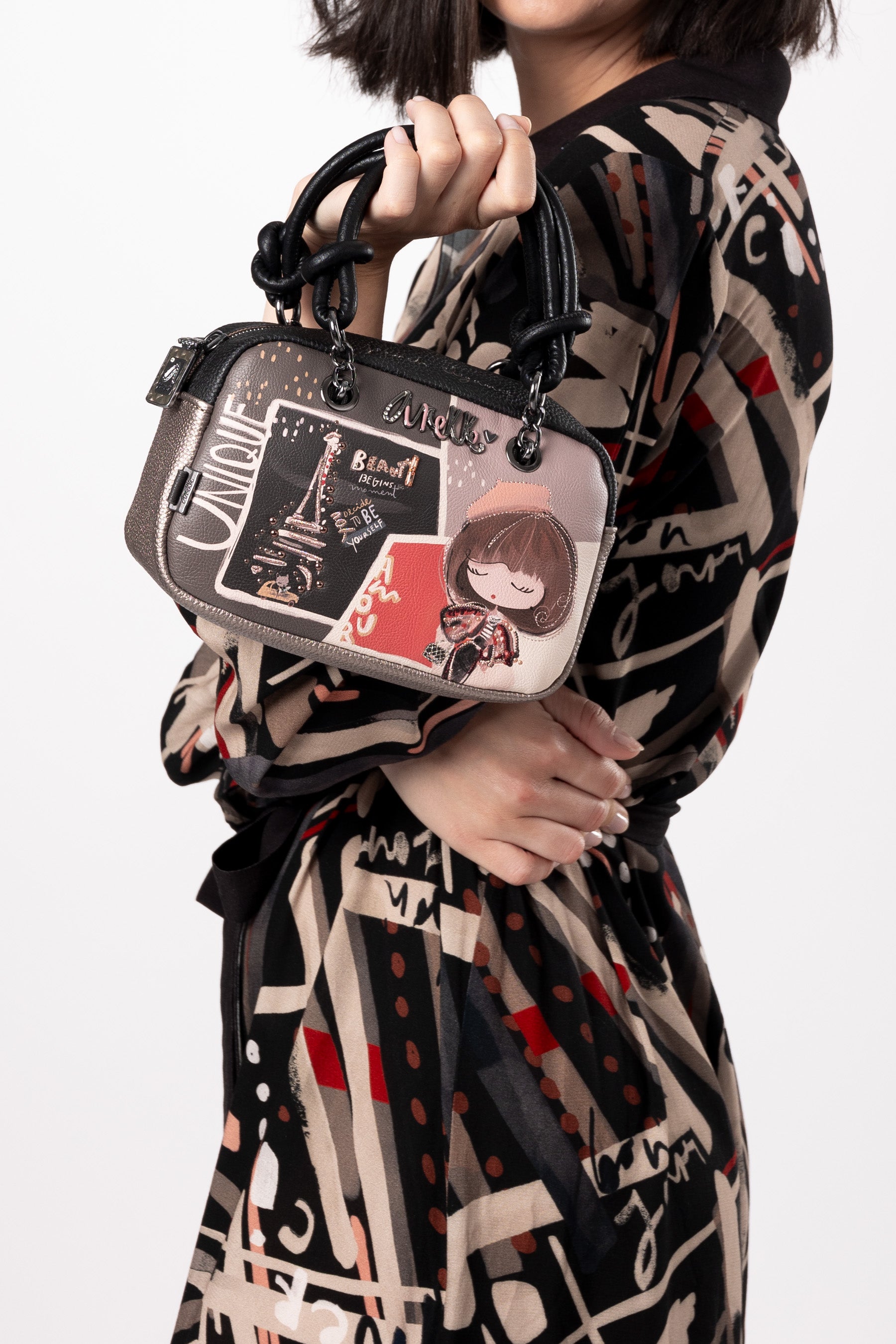 Bolso de mano pequeño con bandolera Mademoiselle