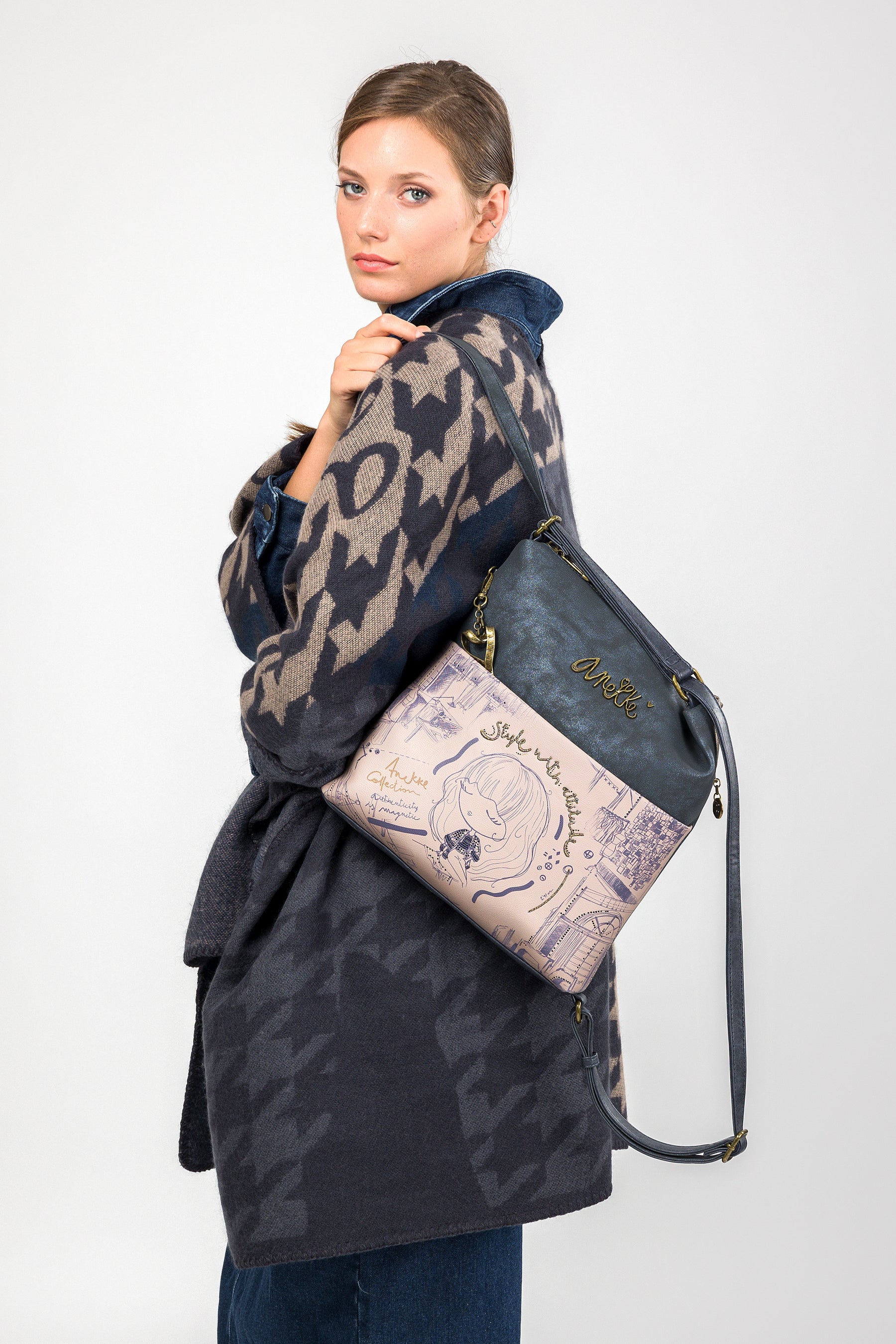 Bolso convertible en mochila Studio