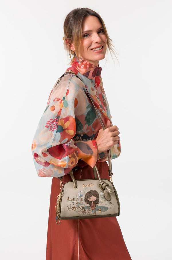 Bolso de asa corta pequeño Tulip