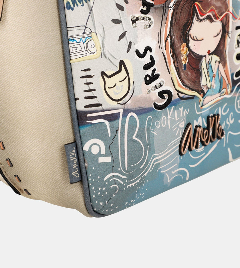 Bolso shopper ovalado Fun & Music - Anekke