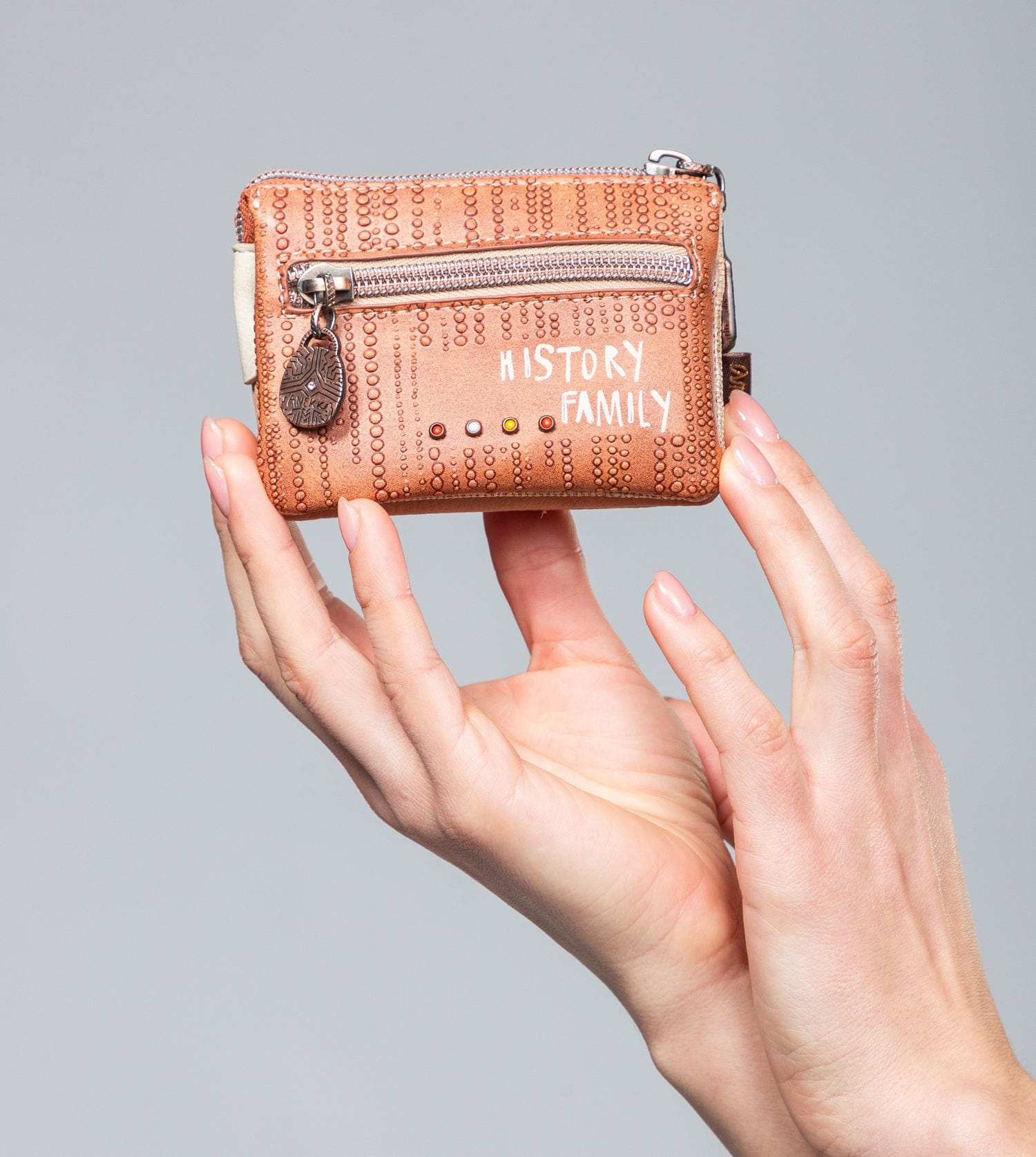 Monedero triple compartimento Tribe