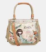 Bolso estilo bowling estampado Amazonia