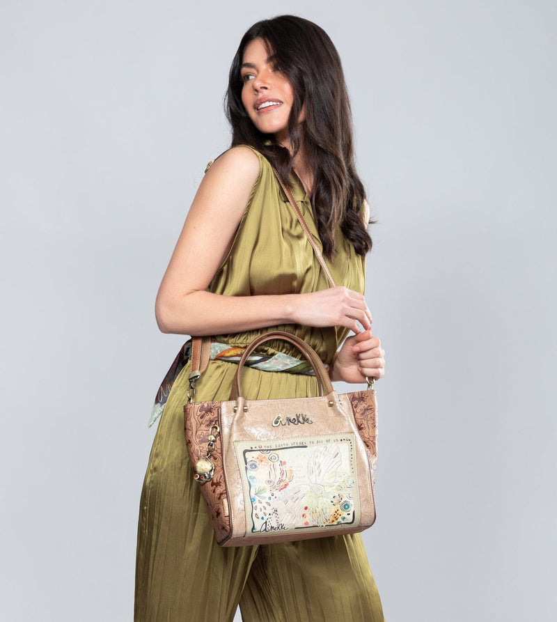 Bolso tote con bandolera Butterfly