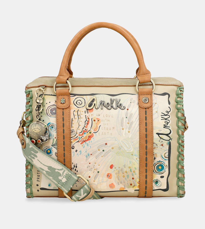 Bolso bowling con bandolera Butterfly