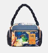 Bolso de hombro azul marino Pachamama