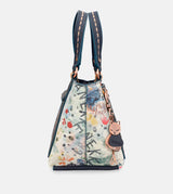 Bolso tote azul marino Nature Pachamama