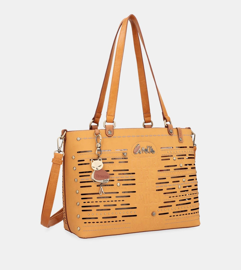 Bolso tote grande ocre Nature Pachamama