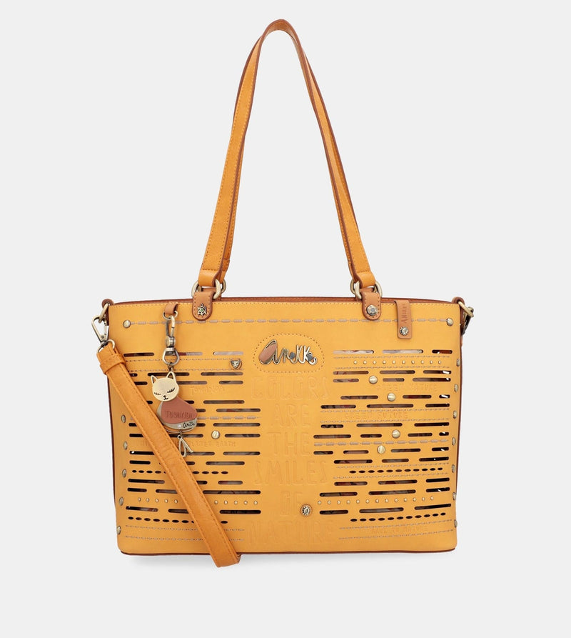 Bolso tote grande ocre Nature Pachamama