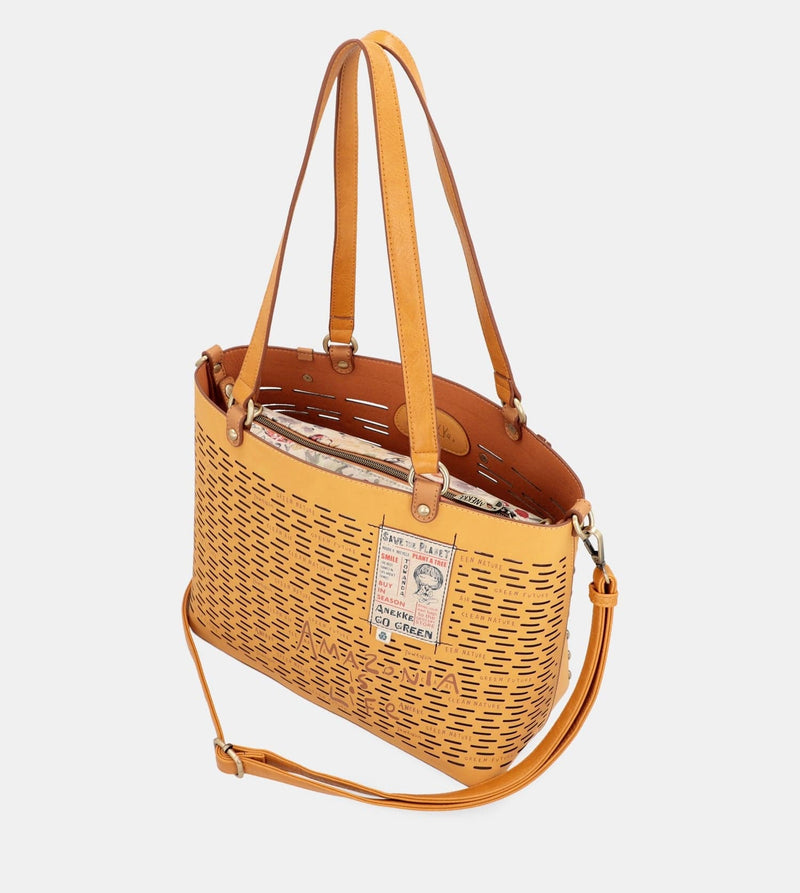 Bolso tote grande ocre Nature Pachamama