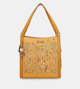 Bolso de hombro ocre Nature Pachamama