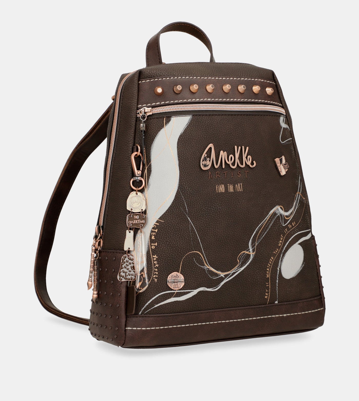 Mochila grande marron Nature Shod