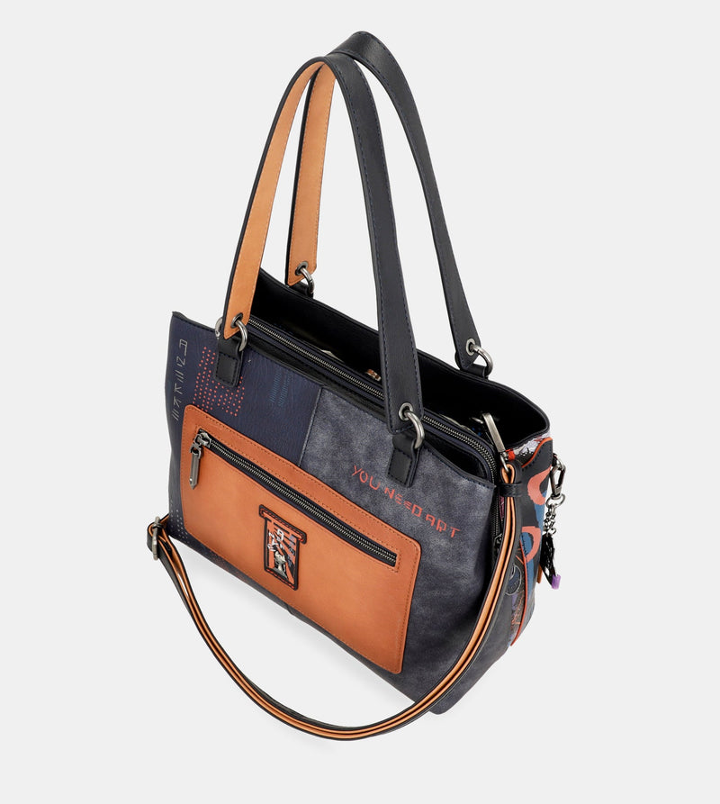 Bolso tote 3 compartimentos Nagare