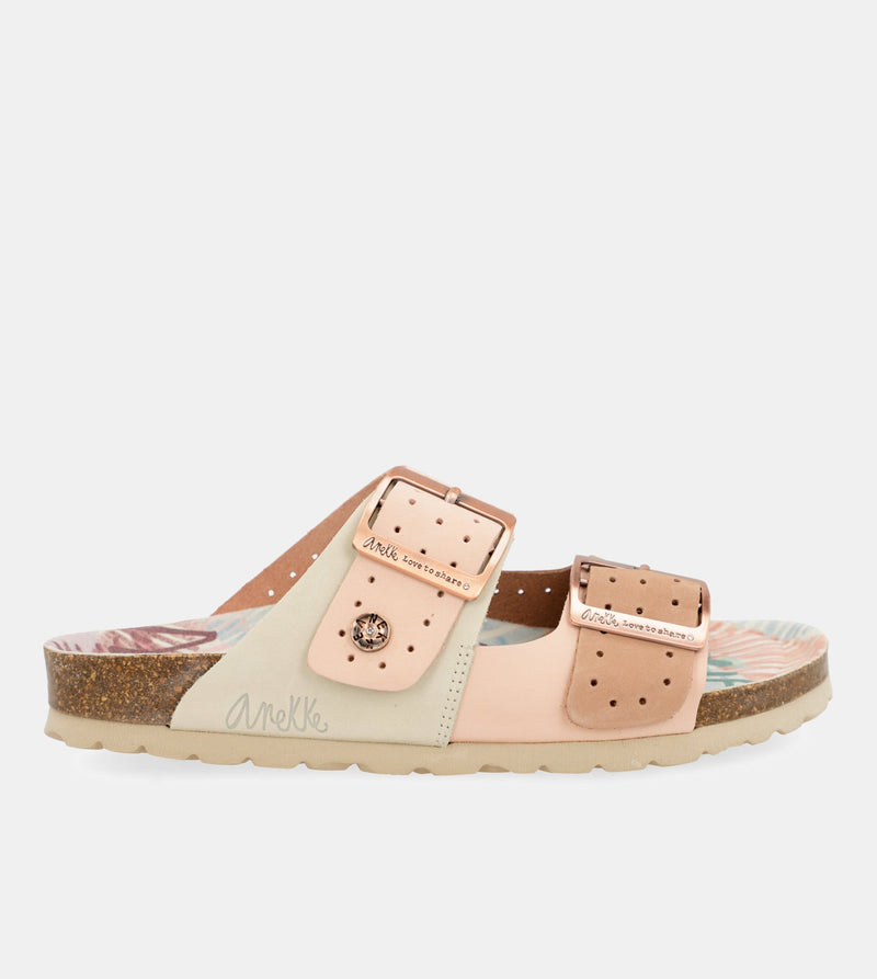 Sandalias bio de mujer Nude