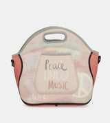 Bolsa porta alimentos neopreno Peace & Love