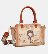 Bolso bowling Peace & Love Camel